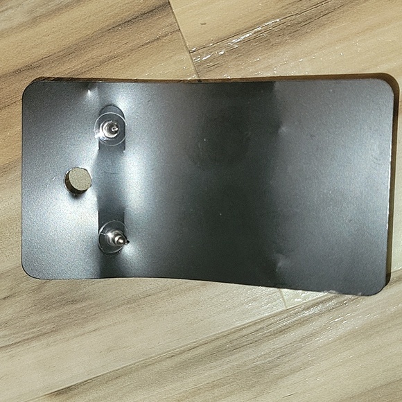 NWT Red & Silver Rhinestone Earrings - Picture 3 of 6